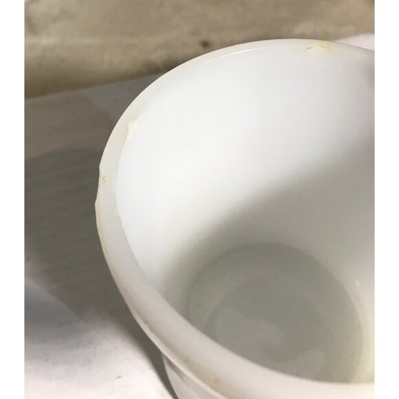 Vintage Anchor Hocking Fire-King White Milk Glass D-Handled Mug Coffee Cup 8 Oz - Picture 6 of 7